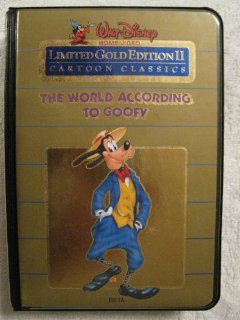 THE WORLD ACCORDING TO GOOFY   Walt Disney Home Video Limited Gold Edition II Cartoon Classics BETA Format THE WORLD ACCORDING TO GOOFY Beta Format Video Cassette : Other Products : Everything Else