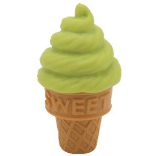 Ty Beanie Eraserz   Ice Cream Cone Green: Toys & Games