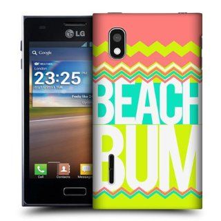 Head Case Designs Beach Bum Summer Statements Hard Back Case Cover for LG Optimus L5 E610: Cell Phones & Accessories