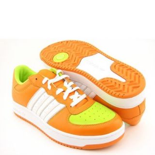 adidas Originals Men's Forum ADV Low Basketball Shoe,Orange/White/Slime,14 M: ADIDAS: Shoes