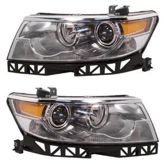 2007 2008 2009 Lincoln MKZ & 2006 Zephyr Headlight Headlamp Composite Halogen (Non HID, without Xenon) Front Head Light Lamp Pair Set Left Driver And Right Passenger Side (06 07 08 09): Automotive