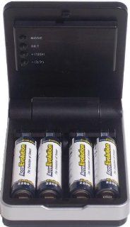 AccuEvolution   Pocket Size LED Battery charger (includes 4 AAA and 4 AA AccuEvolution LSD Batteries): Electronics