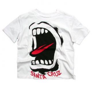 Santa Cruz Big Hand T Shirt, White, 2T: Clothing
