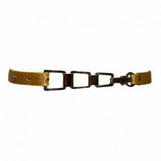 Luxury Divas Thin Gold Jeans Loop Belt With Linked Buckle Apparel Belts