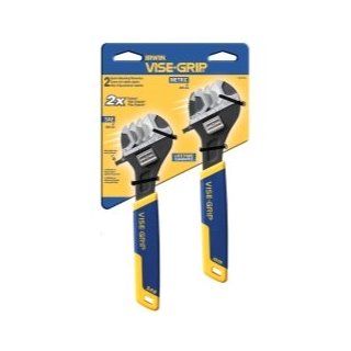 Vise Grip 2PC 8" QUICK ADJ WRENCH SET SAE/METRIC Adjustable Wrenches