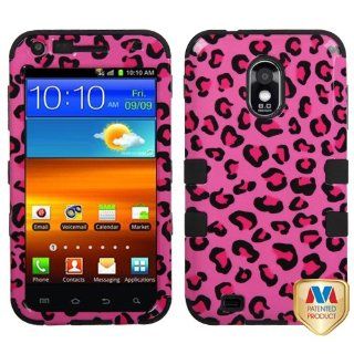 MyBat SAMD710HPCTUFFIM005NP Rugged Hybrid TUFF Case for Samsung Galaxy S2/Epic 4G Touch/D710   Retail Packaging   Pink Leopard: Cell Phones & Accessories