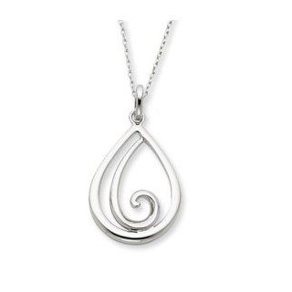 IceCarats Designer Jewelry Sterling Silver Remember Me Always 18In Necklace In 18 Inch: IceCarats: Jewelry