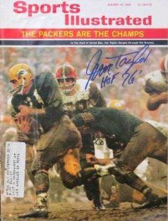 Jim Taylor autographed Sports Illustrated Magazine (San Diego Chargers): Sports Collectibles