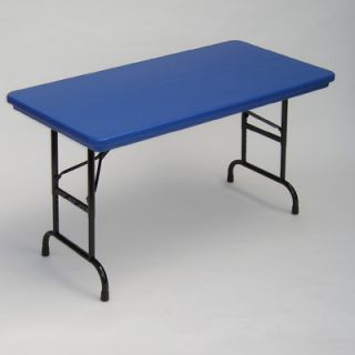 Correll, Inc. 48 Rectangular Folding Table RAXXXX XX Color: Red