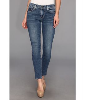 True Religion Chrissy Mid Rise Super Skinny in Ten Line Womens Jeans (Blue)