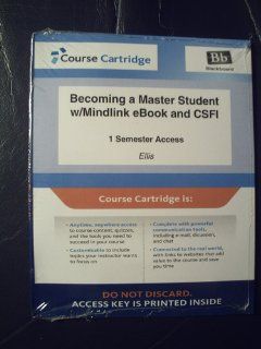 ePin MindLink to CourseMate with eBook  for Based on Dave Ellis' Becoming a Master Student's The Essential Guide to Becoming a Master Student (9781285368955) Based on Dave Ellis' Becoming a Master Student Books