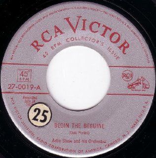 Begin The Beguine / Indian Love Call (7" 45rpm): Music