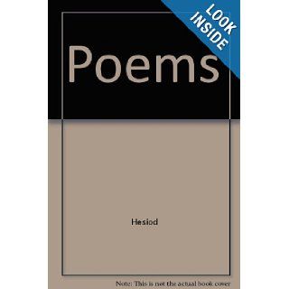 The Poems of Hesiod: R. M. Frazer: 9780806118376: Books