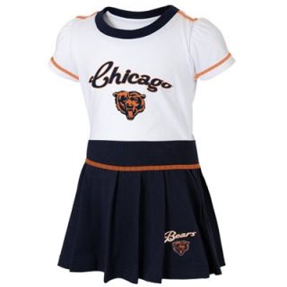 Chicago Bears Preschool Skirt and Top Set   Navy Blue/White