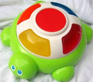 Green Musical Light up Turtle Toy: Toys & Games