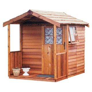 Cedarshed GardenerS Delight Gable Cedar Storage Shed (Common 6 ft x 9 ft; Interior Dimensions 5.33 ft x 8.62 ft)