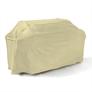 Mr. Bar B Q Backyard Basics Taupe Polyester 80 in Gas Grill Cover