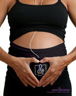 Sound Beginnings Pregnancy Music Belly Band, Nude, Small : Prenatal Monitoring Devices : Baby