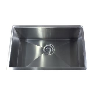 Nantucket 16 Gauge Single Basin Drop In Stainless Steel Kitchen Sink