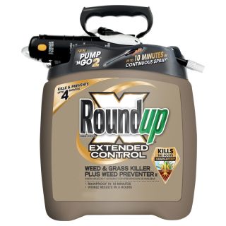 Roundup 170.24 oz Extended Control Weed and Grass Killer Plus Preventer Pump N Go