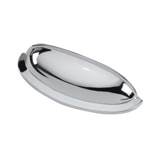 Siro Designs 3 in Center to Center Bright Chrome Pennysavers Cup Cabinet Pull