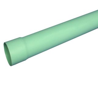 Charlotte Pipe 6 in x 14 ft Solid PVC Sewer Drain Pipe