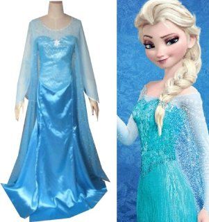 Camplayco Frozen Princess Elsa Version 2 Cosplay Costume: Toys & Games