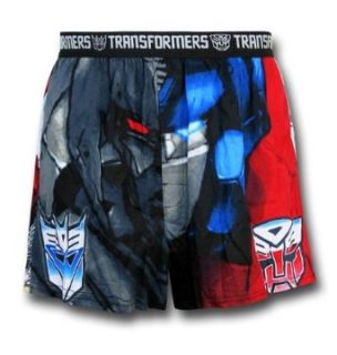 Transformers Dueling Leaders Knit Boxers  Small (28 30): Clothing