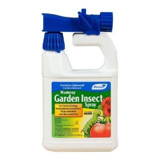 Monterey LG6135 Garden Insect Spray Contains Spinosad, 32 Ounce : Insect Repellents : Patio, Lawn & Garden