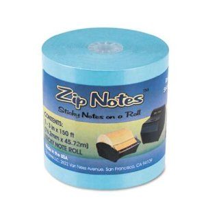 ZipNotes BLUE Refill Roll. Contains 600 3'' x 3'' Sticky Notes (Sold Per Roll)  Sticky Note Dispensers 