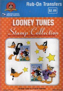 1999 Looney Tunes Stamp Collection (Package Contains 4 Rub On Transfers): Everything Else