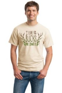 I Like Big Bucks & I Cannot Lie  Funny Deer Hunter, Hunting Unisex T shirt: Clothing