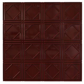 Fasade 23 3/4 in x 47 3/4 in Fasade Traditional Ceiling Tile Panel