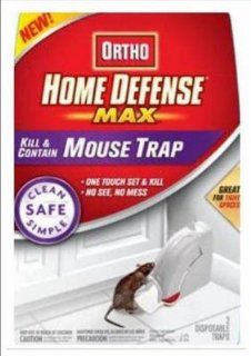 Home defense 0320110 Home Defense Kill & Contain Mouse Trap 2 pk. (Case of 8)  Home Pest Repellents  Patio, Lawn & Garden