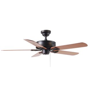 Harbor Breeze Classic 52 in Antique Bronze Downrod or Flush Mount Ceiling Fan ENERGY STAR