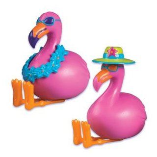 Flamingo Cake Toppers   2 Different: Decorative Cake Toppers: Kitchen & Dining
