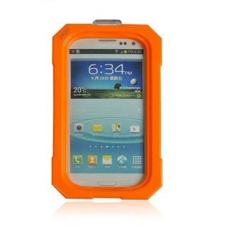 FOME Ipega Snow Waterproof Shock Proof Protective Case Cover for Samsung Galaxy S4 i9500 S3 i9300 Orange + A FOME Clean Cloth Gift: Cell Phones & Accessories