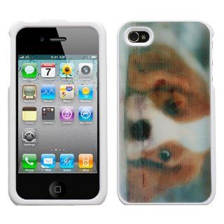 Hard Plastic Snap on Cover Fits Apple iPhone 4 4S Puppies (003/White) Illusion AT&T, Verizon (does NOT fit Apple iPhone or iPhone 3G/3GS or iPhone 5/5S/5C): Cell Phones & Accessories