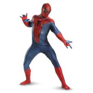 Disguise The Amazing Spider Man Movie Adult Jumpsuit Costume, Red/Blue/Black, XX Large (50 52): Adult Sized Costumes: Clothing