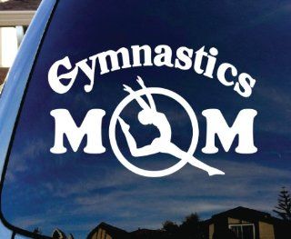 Gymnastics Mom Car Window Vinyl Decal Sticker 6" Wide: Everything Else