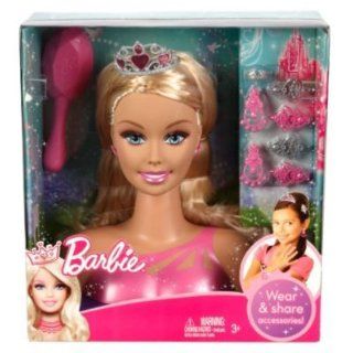 Mattel Barbie Styling Head with Tiara, Wear & Share Accessories: Toys & Games