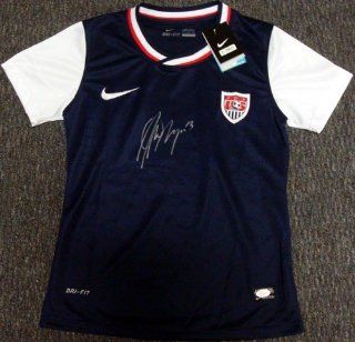 Alex Morgan Autographed Jersey   USA Style Blue   Autographed Soccer Jerseys: Sports Collectibles