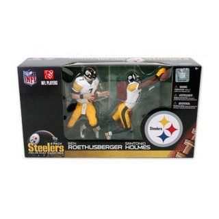 Pittsburgh Steelers Ben Roethlisberger and Santonio Holmes McFarlane Set: Toys & Games