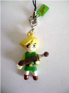 Legend of Zelda: Minish Cap Link w/ Sword Phone Charm: Toys & Games