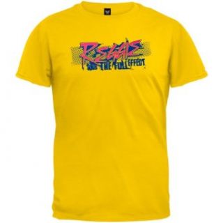 Reggie & The Full Effect   Mens Bmx T shirt X large Yellow: Clothing