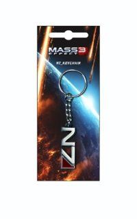 Mass Effect 3 N7 Logo Keychain Novelty Keychains Clothing