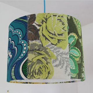'desert rose' patchwork lampshade by folly & glee