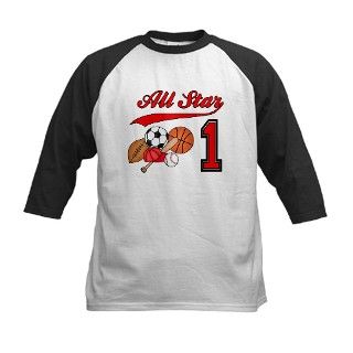 All Star Sports First Birthday Tee by kewlkids