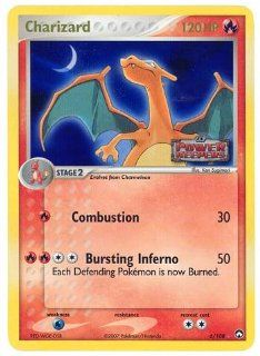 Pokemon EX Power Keepers #6 Charizard Holofoil Card [Toy]: Toys & Games