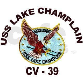 USS Lake Champlain 3" Lapel Sticker (48 pk) by quatrosales